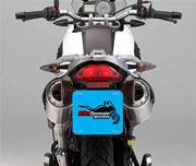 Cobre Placa Para Motos Pvc 0,50mm Premium Branco