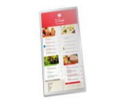 Cardápios Personalizados Plastificados Plastificação Rígida 0,10mm Couchê 150g (150x445mm)