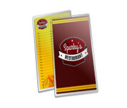 Cardápios Personalizados Plastificados Plastificação Rígida 0,10mm Couchê 150g (105x300mm)