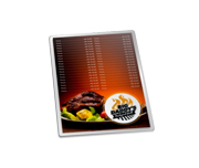 Cardápios Personalizados Plastificados Plastificação Rígida 0,10mm Couchê 150g (150x210mm)