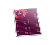 Cardápios Personalizados Plastificados Plastificação Rígida 0,10mm Couchê 150g (150x210mm)