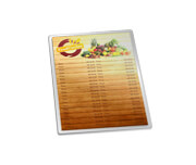 Cardápios Personalizados Plastificados Plastificação Rígida 0,10mm Couchê 150g (150x210mm)