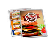 Cardápios Personalizados Plastificados Plastificação Rígida 0,10mm Couchê 150g (150x210mm)