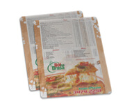 Cardápios Personalizados Pvc 0,30mm Translúcido Tinta Branca (210x300mm)