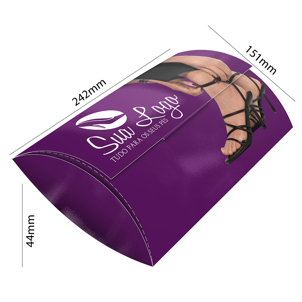 Caixa Para Roupas Supremo 255g Verniz Uv Total Frente