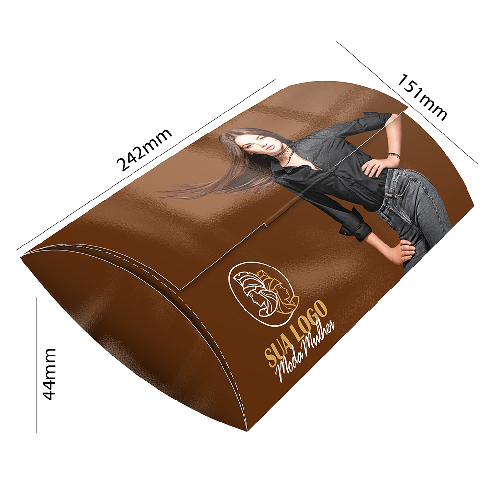 Caixa Para Roupas Supremo 255g Verniz Uv Total Frente