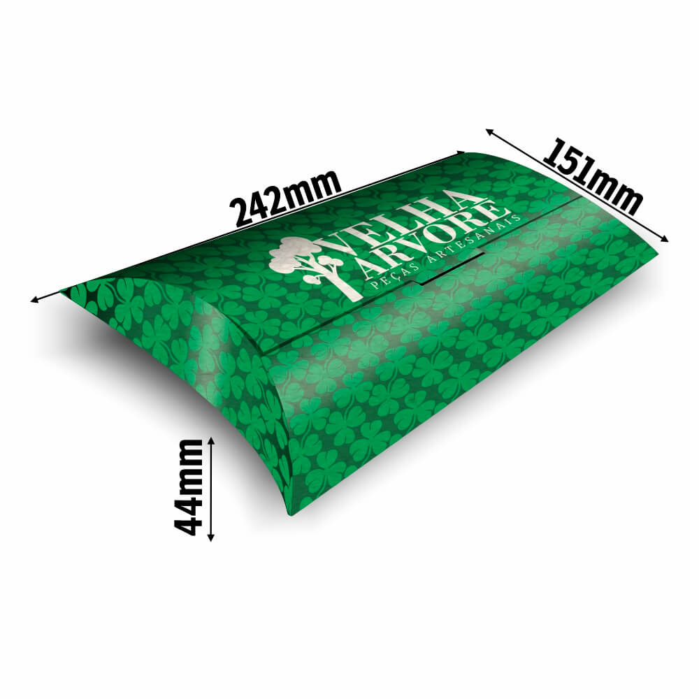 Caixa Para Roupas Couchê 300g Verniz Uv Total Frente