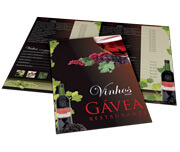 Cardápios Personalizados 4 Páginas Com Dobra Reciclato 240g (300x210mm)