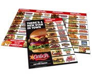 Cardápios Personalizados 4 Páginas Com Dobra Reciclato 240g (300x210mm)