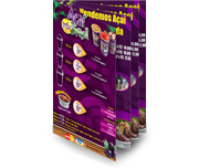 Cardápios Personalizados 8 Páginas Com Dobra Reciclato 240g (330x480mm)