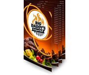 Cardápios Personalizados 8 Páginas Com Dobra Reciclato 240g (210x300mm)