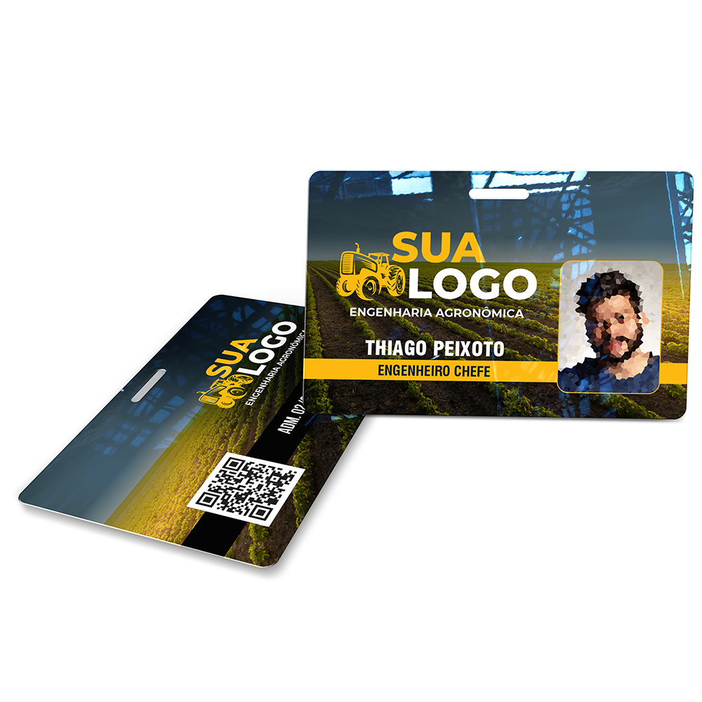 Crachá Horizontal 0,75mm Plástico Compacto 75g