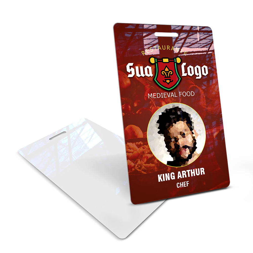 Crachá Vertical 0,75mm Plástico Compacto 75g