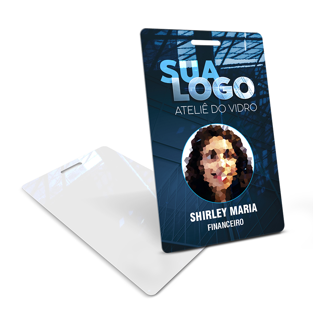 Crachá Vertical 0,75mm Plástico Compacto 75g