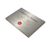 Certificados (300x210mm) Silver Lux 300g Sem Verniz