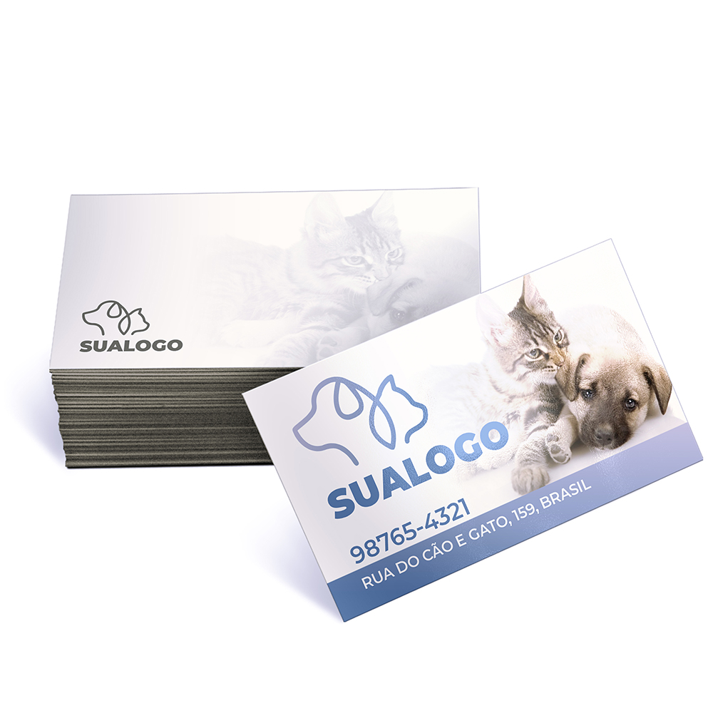 Cartões De Visita Max Supremo 255g Verniz Uv Total Frente