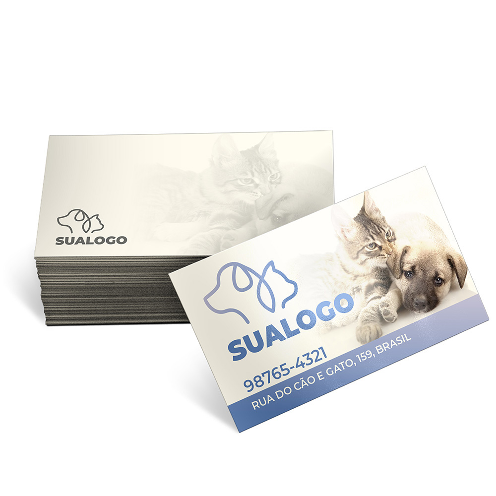 Cartões De Visita Max Supremo 305g Verniz Uv Total Frente