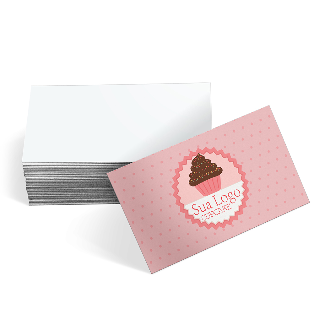 Cartões De Visita Couchê 300g Sem Laminação E Sem Verniz Uv