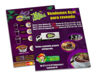 Cardápios Personalizados Simples Couchê 300g (300x420mm)