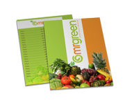 Cardápios Personalizados Simples Couchê 250g (150x210mm)