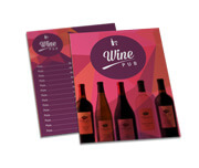 Cardápios Personalizados Simples Couchê 300g (150x210mm)