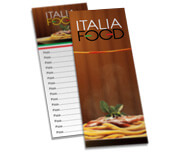 Cardápios Personalizados Simples Reciclato 240g (105x300mm)