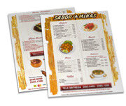 Cardápios Personalizados Simples Reciclato 240g (300x420mm)