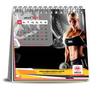 Calendário De Mesa Wire O Com 12 Pág Sem Verniz Base Couchê 300g E Páginas Couchê 150g