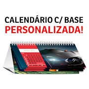 Calendário De Mesa Wire O Com 12 Pág E Base Personalizada Sem Verniz Base E Páginas Couchê 250g