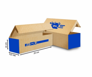 Caixas Para Cartão Papelão Ondulado 340g Personalizada (Capacidade 1000 Cartões)