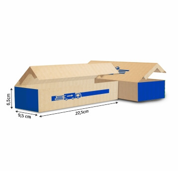 Caixas Para Cartão Papelão Ondulado 340g Personalizada (Capacidade 500 Cartões)