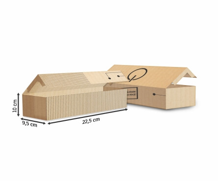 Caixas Para Cartão Papelão Ondulado 340g Personalizada (Capacidade 500 Cartões)