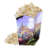 Produtos para Festa: Caixa para Pipoca Couchê 250g