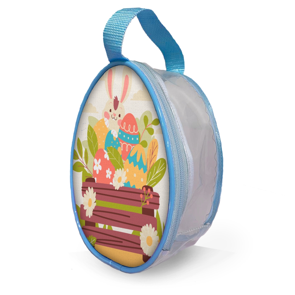 Bolsas Modelo Oval Tamanho G (Azul)