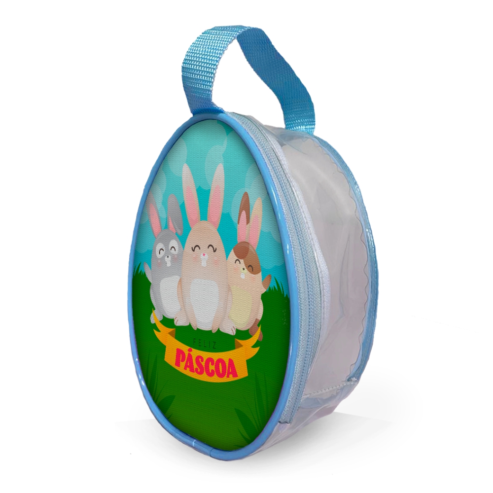 Bolsas Modelo Oval Tamanho G (Azul)