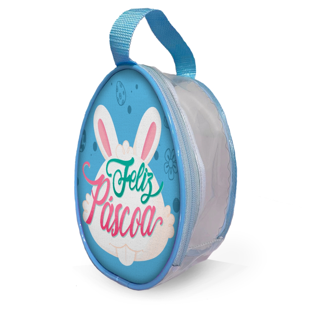 Bolsas Modelo Oval Tamanho G (Azul)