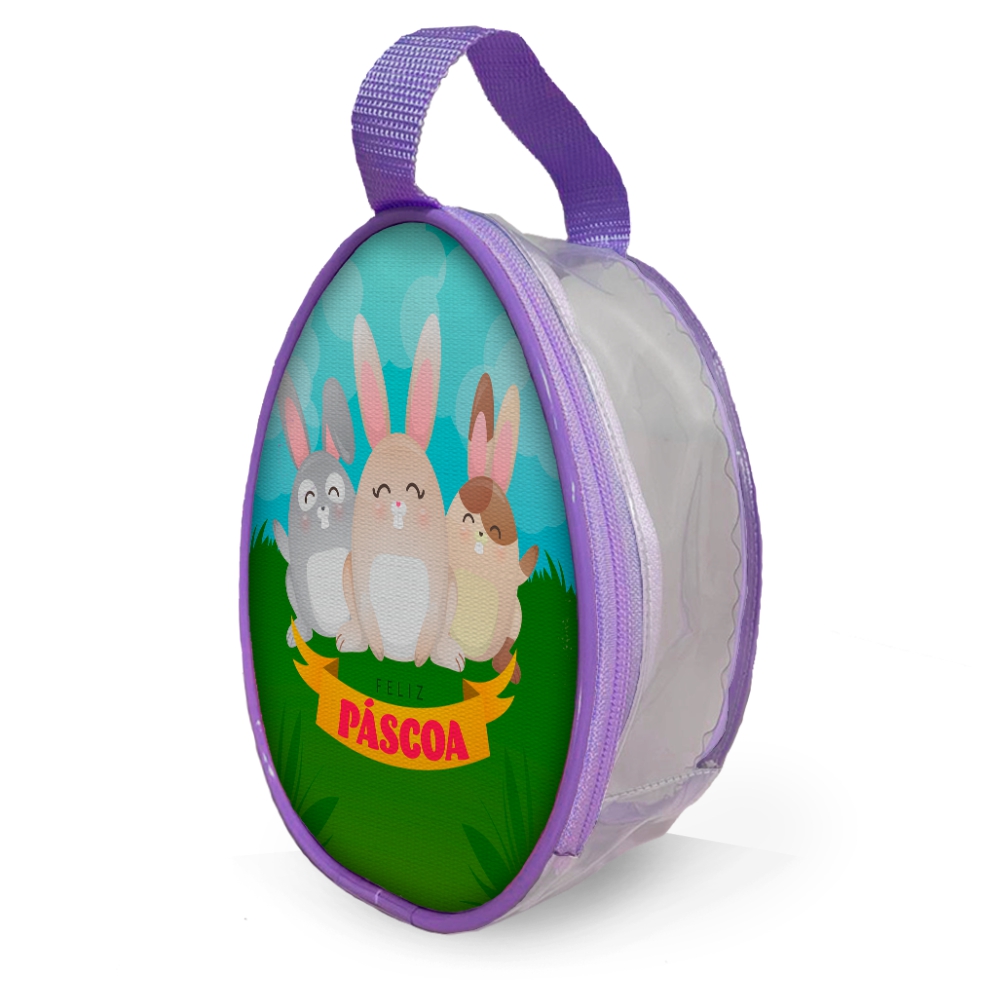 Bolsas Modelo Oval Tamanho G (Lilás)