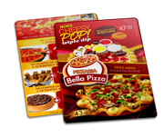 Delivery Cardápio Pvc 0,50mm Premium Branco (210x300mm)