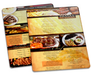 Delivery Cardápio Pvc 0,50mm Premium Branco (300x420mm)