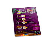 Delivery Cardápio Pvc 0,50mm Premium Branco (150x210mm)