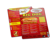 Delivery Cardápio Pvc 0,50mm Premium Branco (150x210mm)