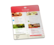 Delivery Cardápio Pvc 0,50mm Premium Branco (210x300mm)