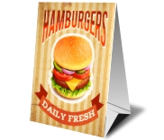 Display De Mesa Triângulo Pvc 0,50mm Premium Branco