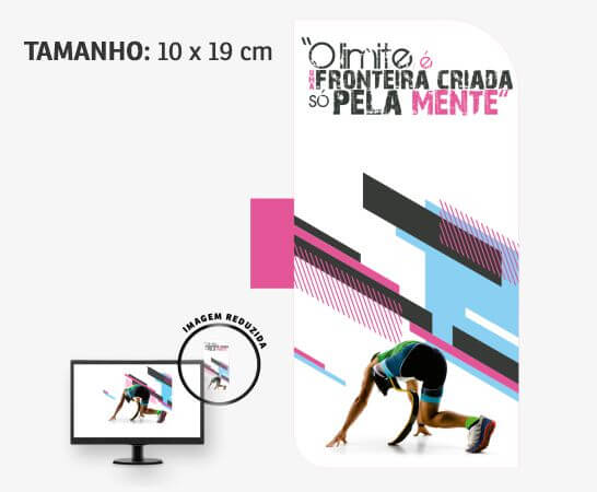 Display Para Monitor Pvc 0,50 Premium Branco 2 Cantos