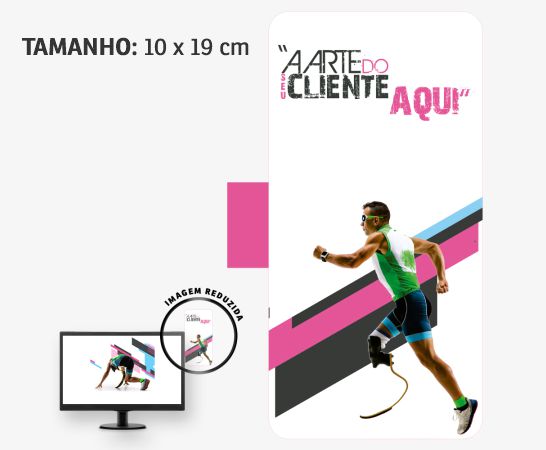 Display Para Monitor Pvc 0,50 Premium Branco 4 Cantos