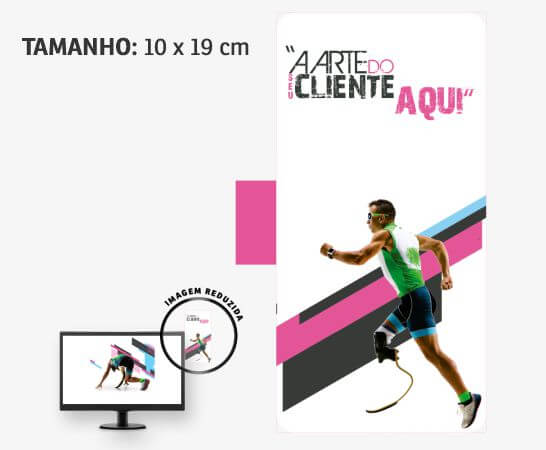 Display Para Monitor Pvc 0,50 Premium Branco Retangular