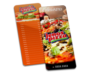 Delivery Cardápio Pvc 0,50mm Premium Branco (115x310mm)