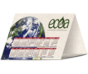 Calendário De Mesa Básico Reciclato 240g Sem Verniz