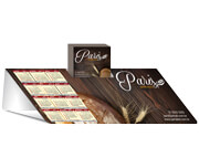 Calendário De Mesa Porta Cartões Simples Couchê 300g Laminação Fosca Frente