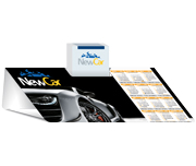 Calendário De Mesa Porta Cartões Simples Couchê 250g Verniz UV Total Frente